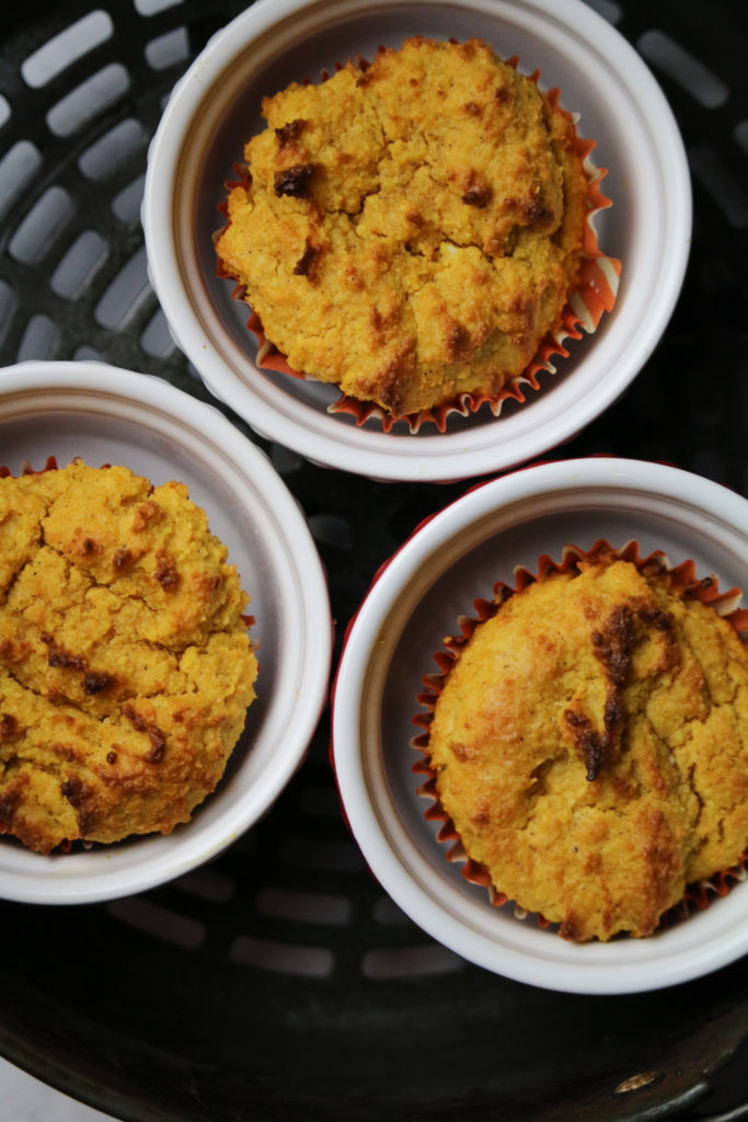 How To Cook Air Fryer Keto Pumpkin Pie Muffins