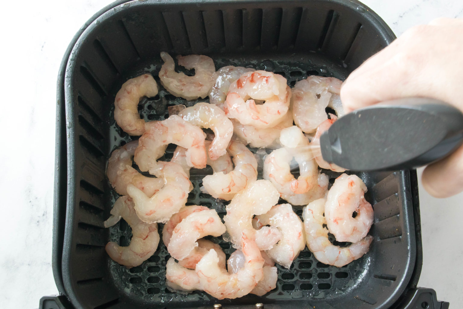 Air Fryer Frozen Shrimp Fork To Spoon