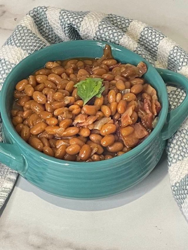 Air Fryer Baked Beans Fork To Spoon