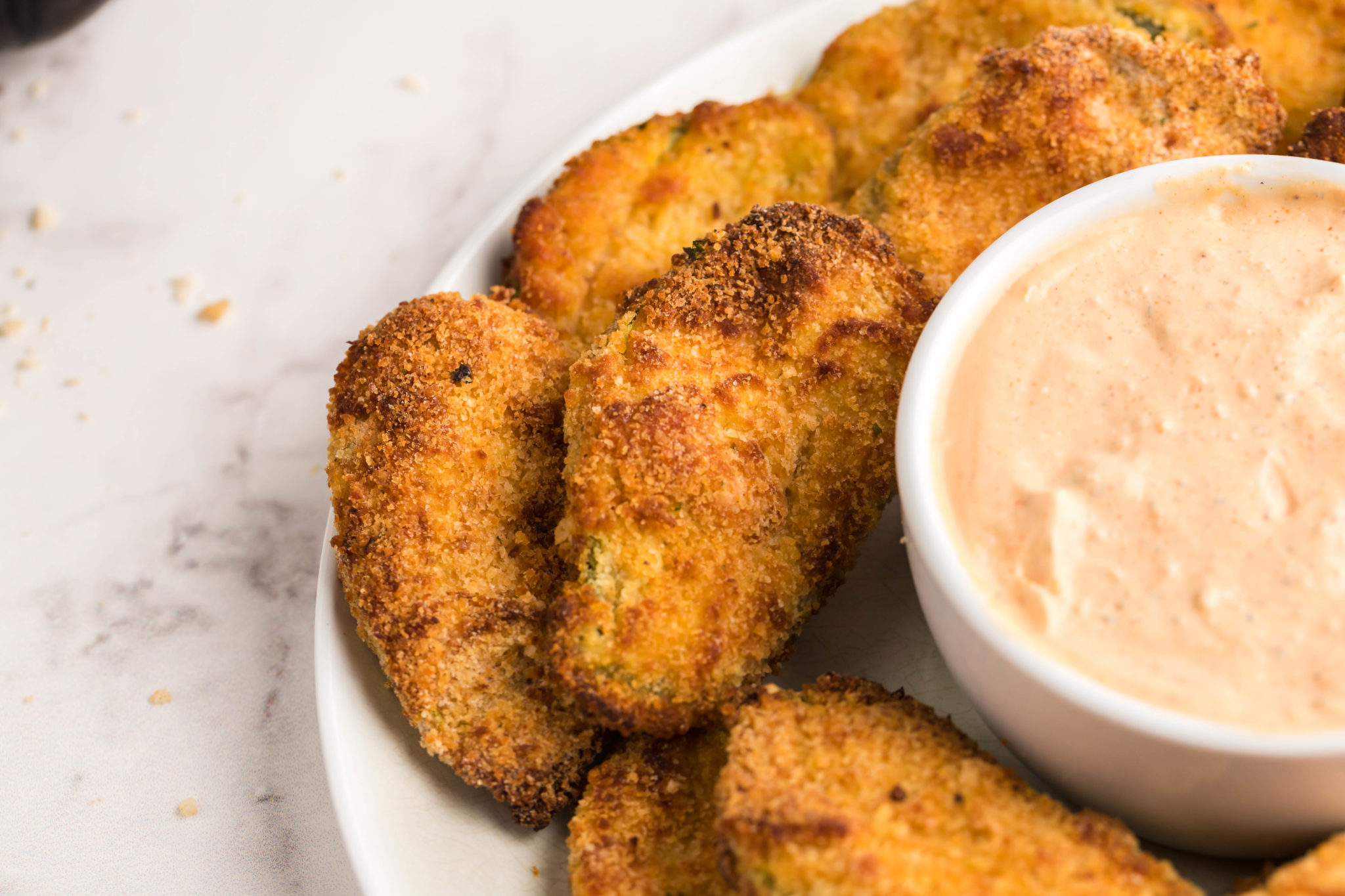 Air Fryer Deep Fried Pickles (Hooter’s Copycat) Fork To Spoon