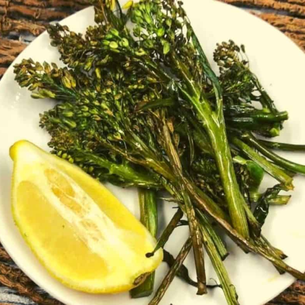 Air Fryer Broccoli Rabe Fork To Spoon
