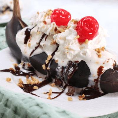 Air Fryer S'mores Banana Boats
