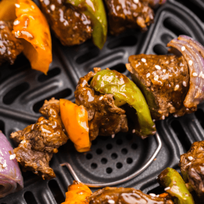 Easy Air Fryer Beef Kabobs