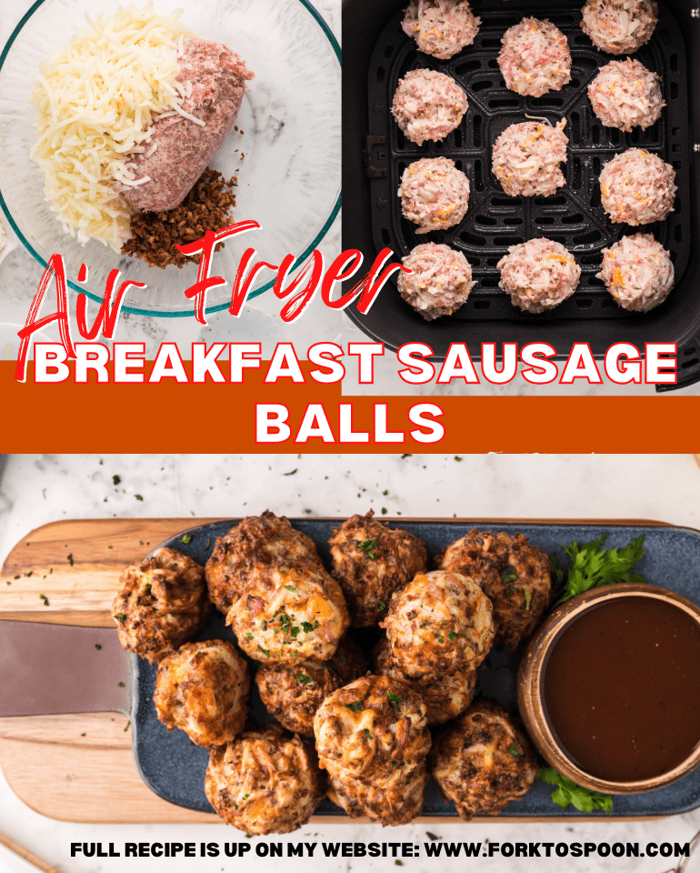 Air Fryer Breakfast Sausage Balls