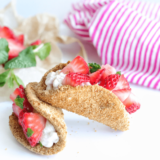 Air Fryer Cheesecake Strawberry Tacos