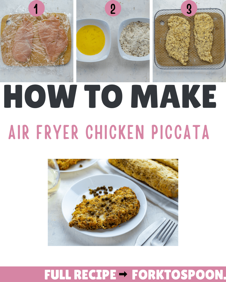 Air Fryer Chicken Piccata