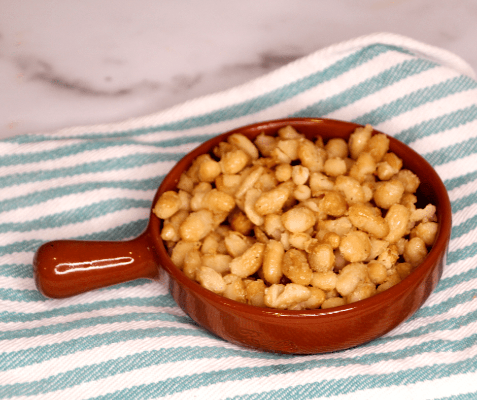 Air Fryer Cannellini Beans Cooked in Air Fryer in Bowl