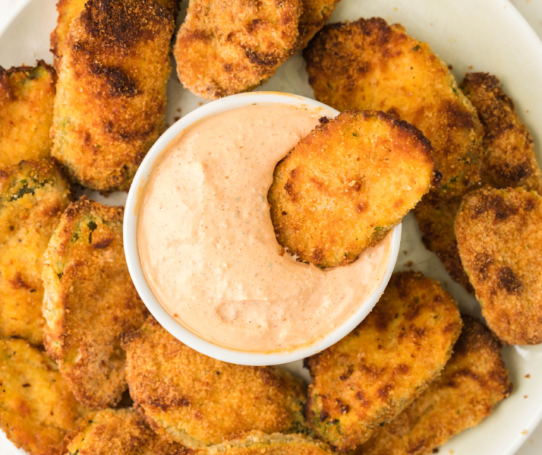 Air Fryer Deep Fried Pickles (Hooter’s Copycat) - Fork To Spoon