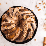 Air Fryer Eggnog Cinnamon Monkey Bread