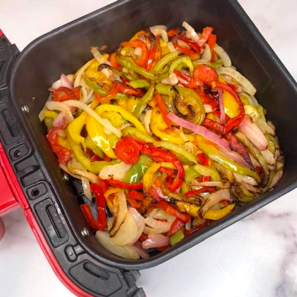 Air Fryer Fajita Vegetables Fork To Spoon