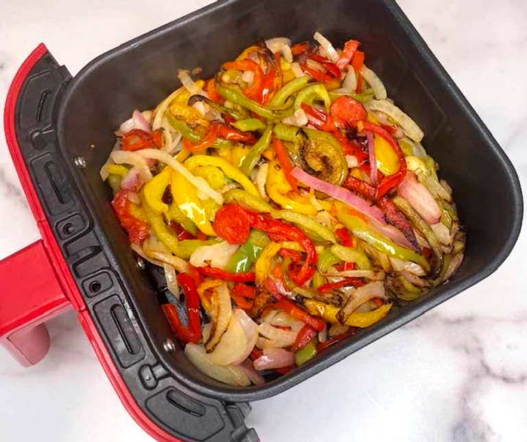 Air Fryer Fajita Vegetables Fork To Spoon