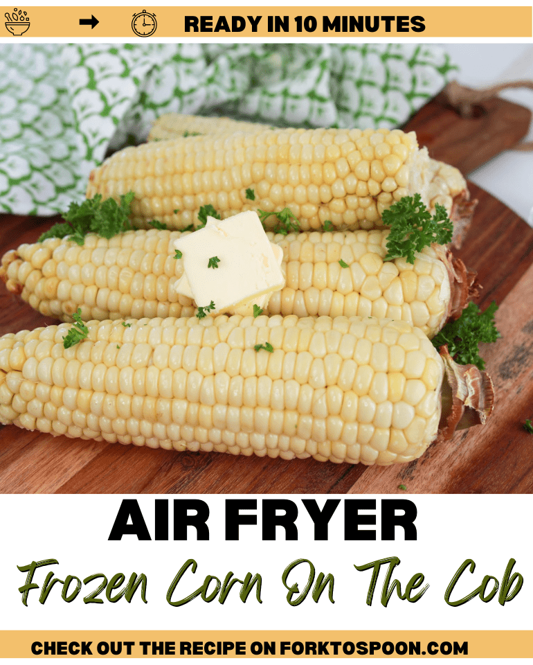 Air fryer Frozen Corn On The Cob