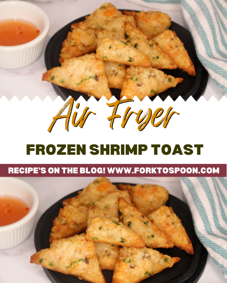 Air Fryer Frozen Shrimp Toast Fork To Spoon