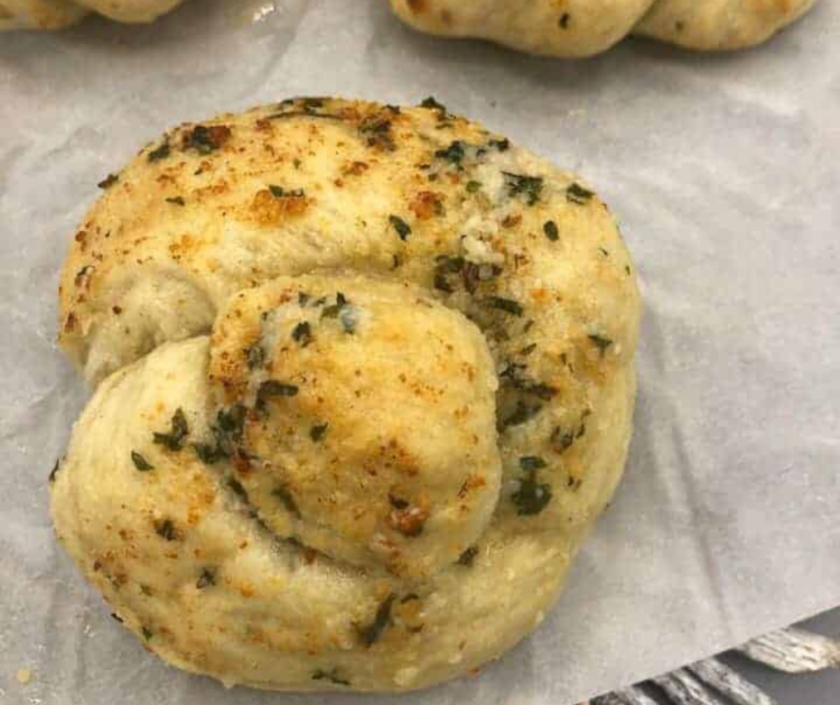 Air Fryer Garlic Knots Fork To Spoon