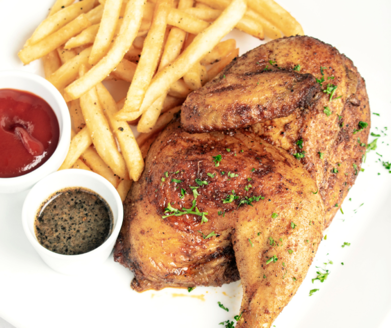 Air Fryer Half Chicken Fork To Spoon