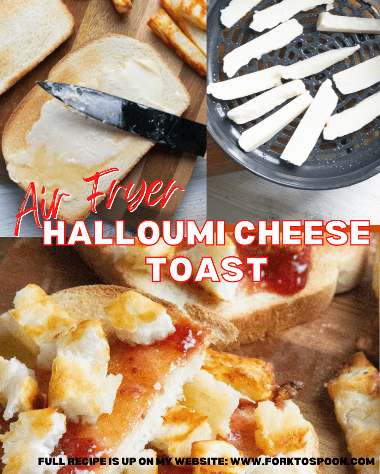 Air Fryer Halloumi Cheese Toast