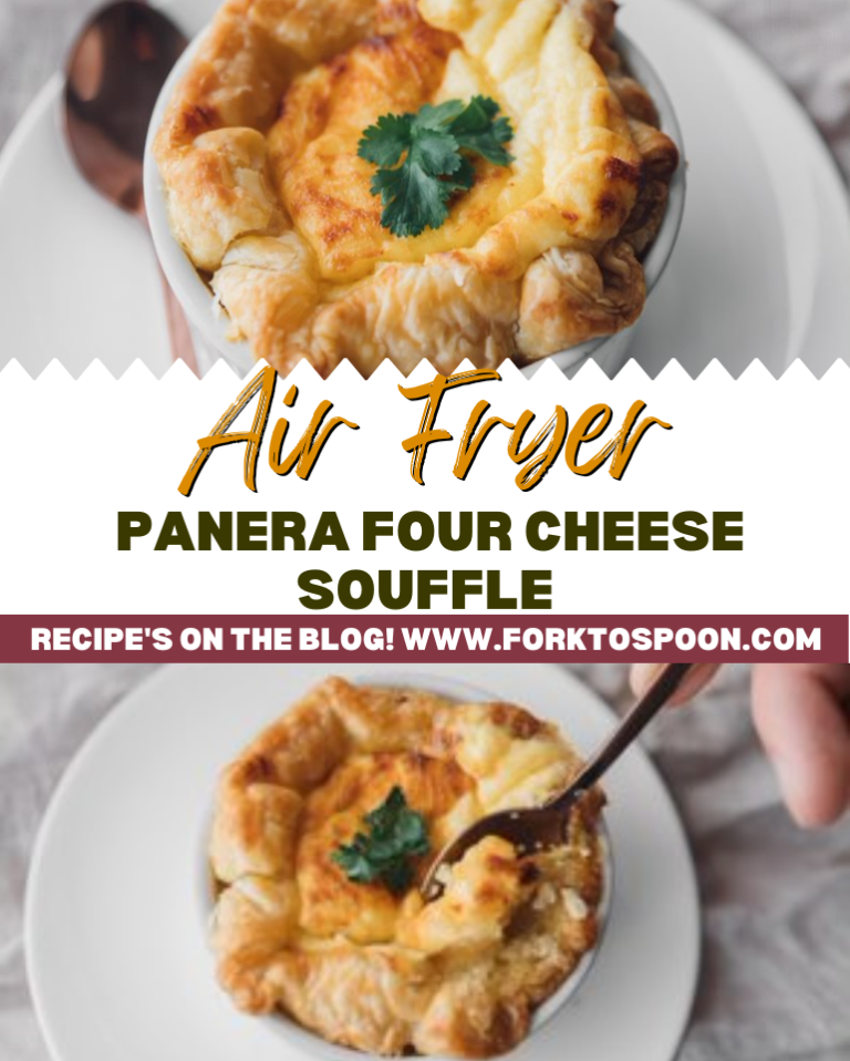 Air Fryer Panera Four Cheese Souffle Fork To Spoon