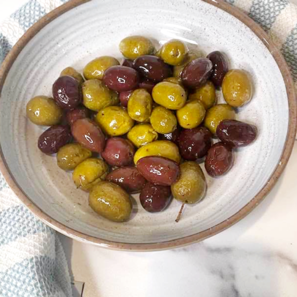 Air Fryer Roasted Olives Fork To Spoon