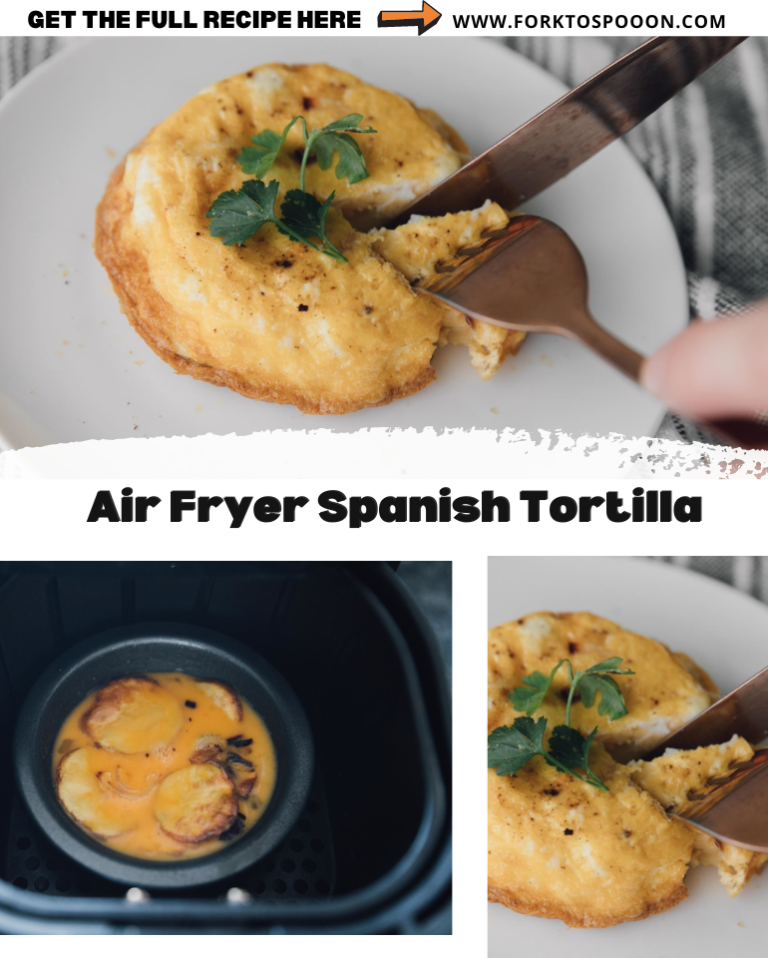 Air Fryer Spanish Tortilla Fork To Spoon