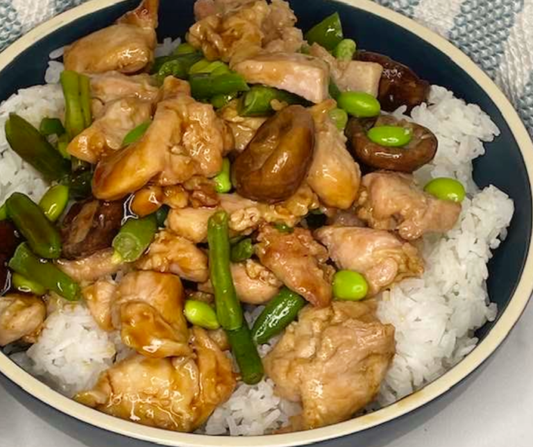 Air Fryer Trader Joe's Shiitake Mushroom Chicken Fork To Spoon