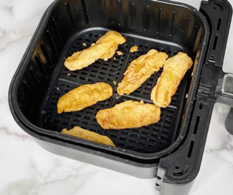 Air Fryer Trader Joe's Thai Banana Fritters Fork To Spoon