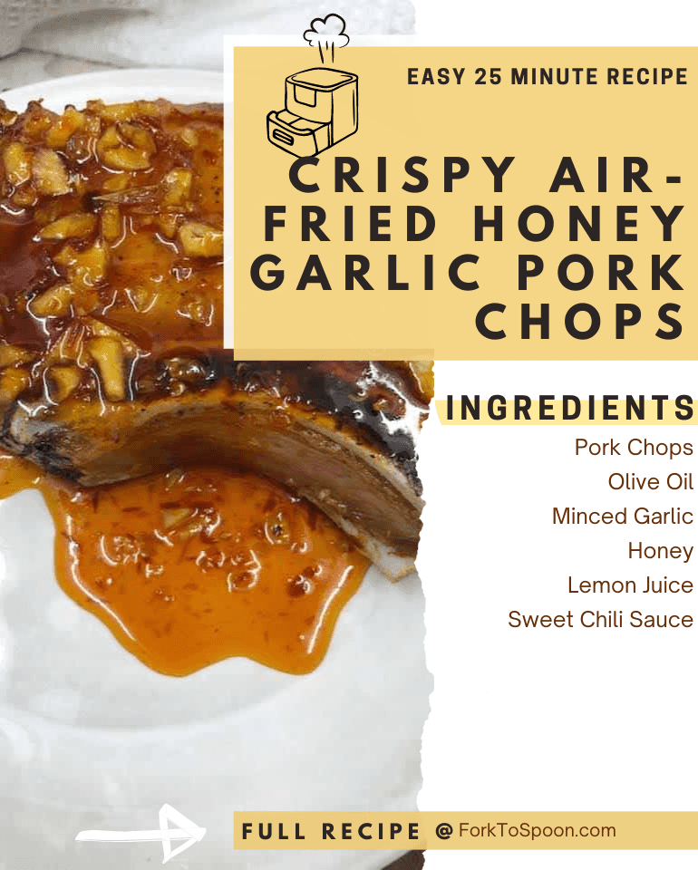Air Fryer Honey Garlic Pork Chops