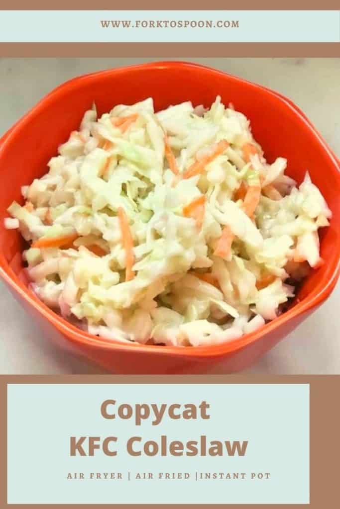 Copycat KFC Coleslaw