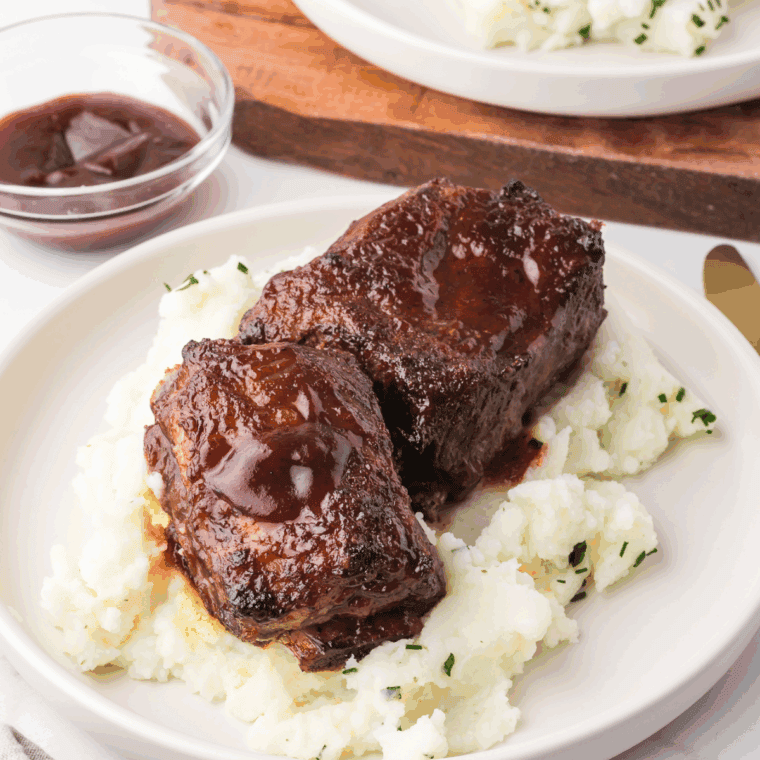 Brushing McDonald’s BBQ sauce recipe on ribs.