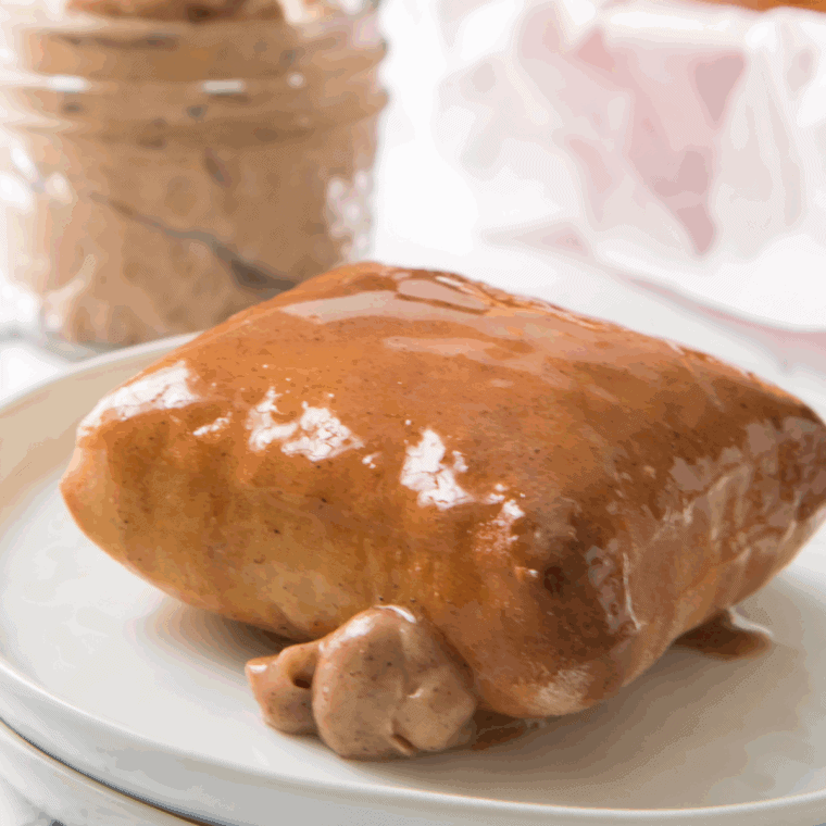 A bowl of creamy Copycat Texas Roadhouse Butter, ready to spread on warm rolls.
