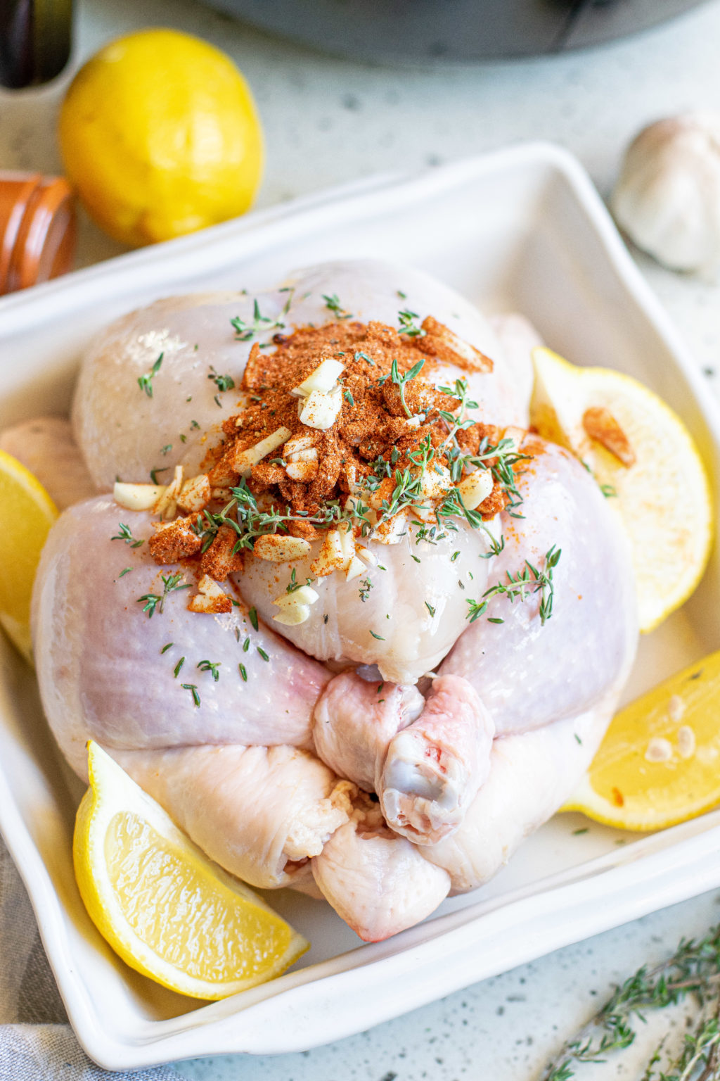 Ninja Foodi Whole Chicken Recipe (Ninja Foodi Roast Chicken) Fork To