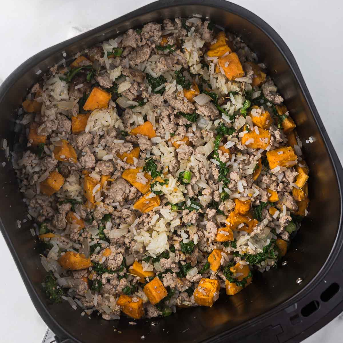 How To Cook Ground Turkey In Air Fryer - Fork To Spoon
