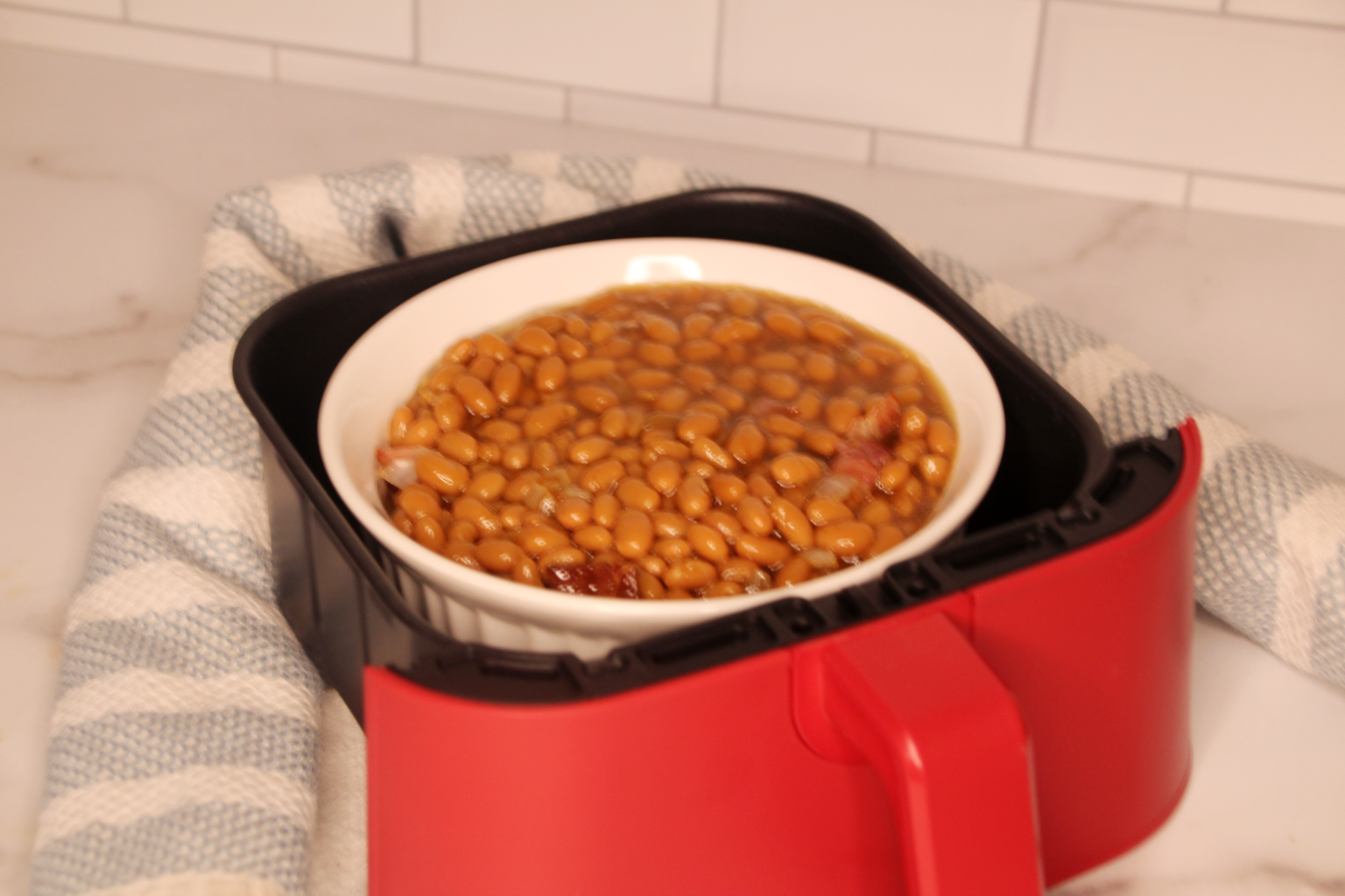 Air Fryer Baked Beans Fork To Spoon