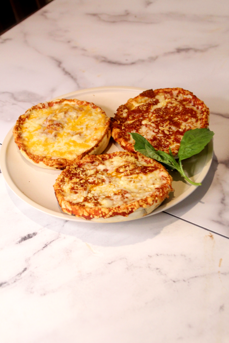 Air Fryer Red Baron Deep Dish Pizza Fork To Spoon