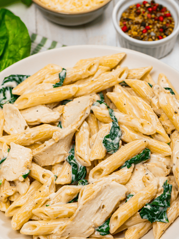 Instant Pot Chicken Alfredo - Fork To Spoon