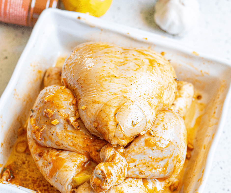 Ninja Foodi Whole Chicken Recipe (Ninja Foodi Roast Chicken) - Fork To Spoon