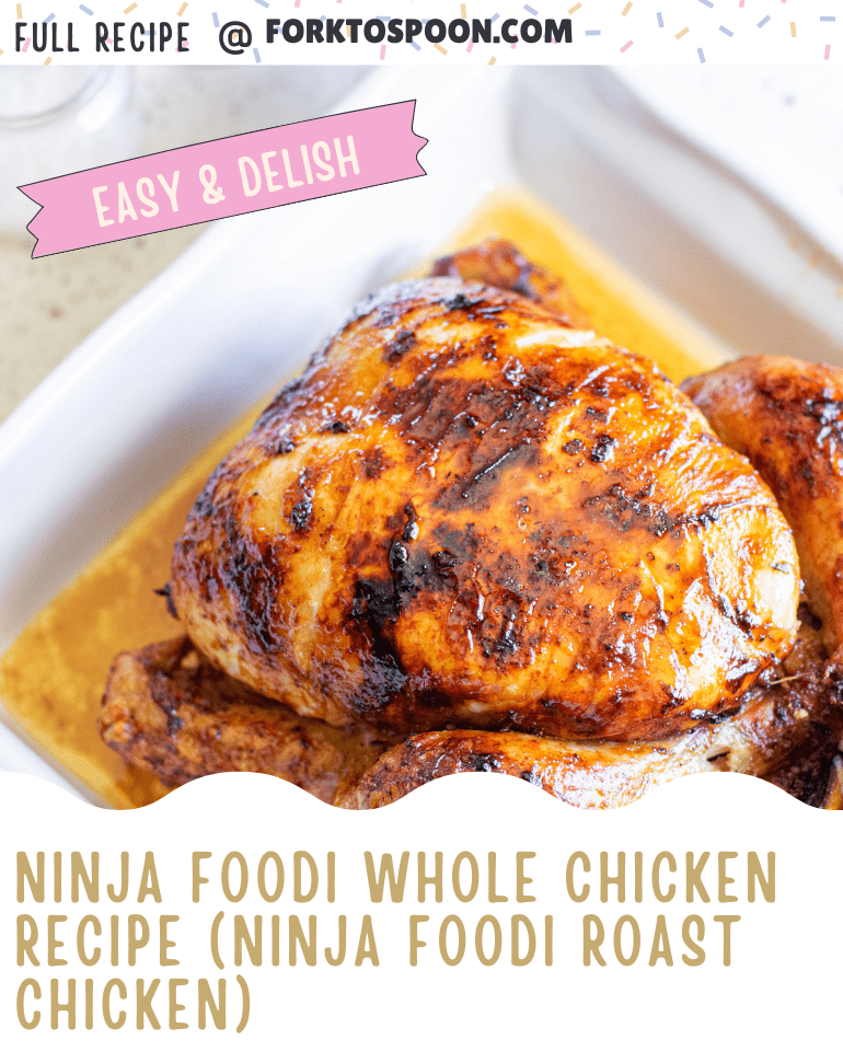 Ninja Foodi Rotisserie Chicken Recipe : My Crazy Good Life