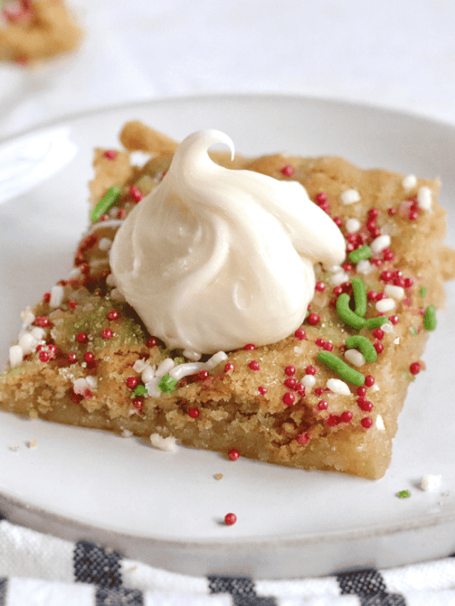 Air Fryer Sugar Cookie Bars