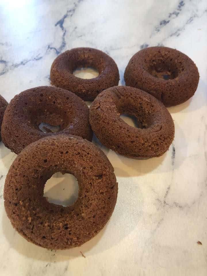 Air Fryer Chocolate Donuts