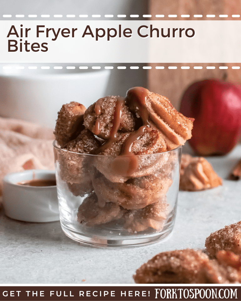 Air Fryer Apple Churro Bites