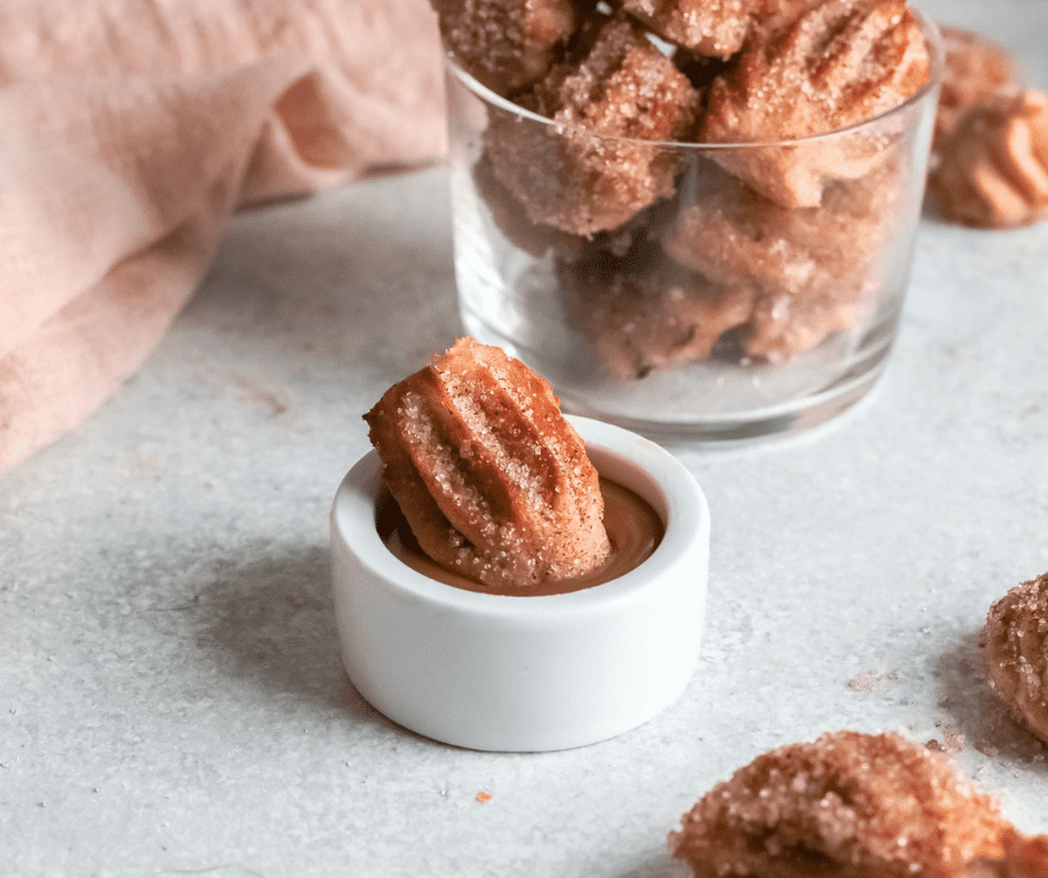 Air Fryer Apple Churro Bites