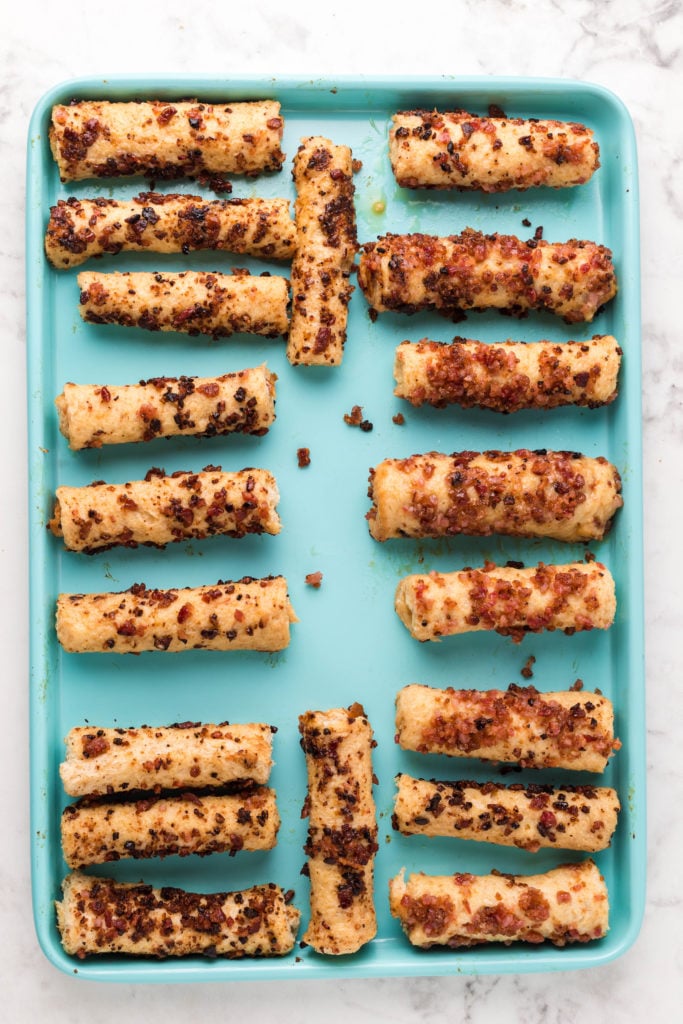 Air Fryer Bacon Maple French Toast Sticks