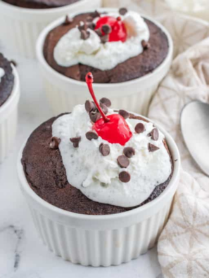 Air Fryer Black Forest Cupcakes