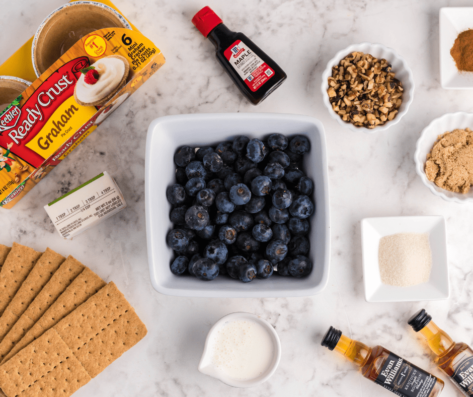 Ingredients Needed For Air Fryer Blueberry Crumb Cake