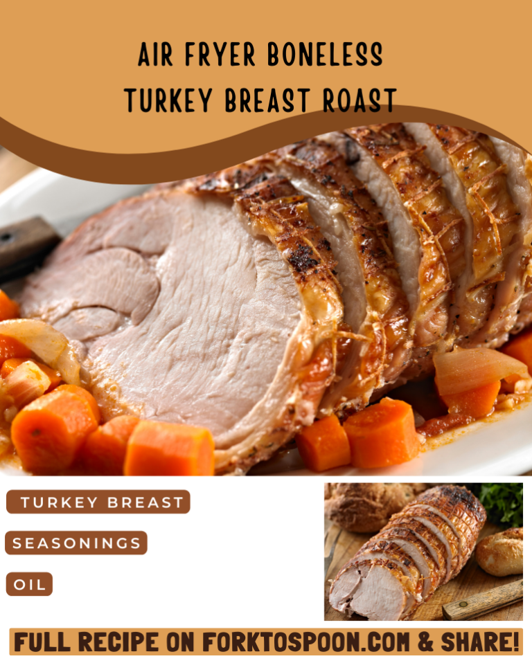 Air Fryer Boneless Turkey Breast Roast Fork To Spoon