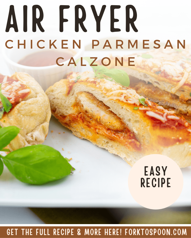 Air Fryer Chicken Parmesan Calzone