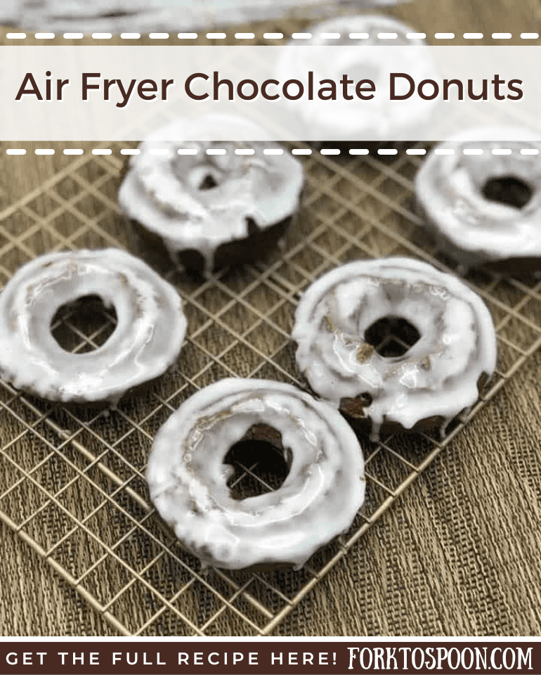  Easy Air Fryer Baked Chocolate Donuts
