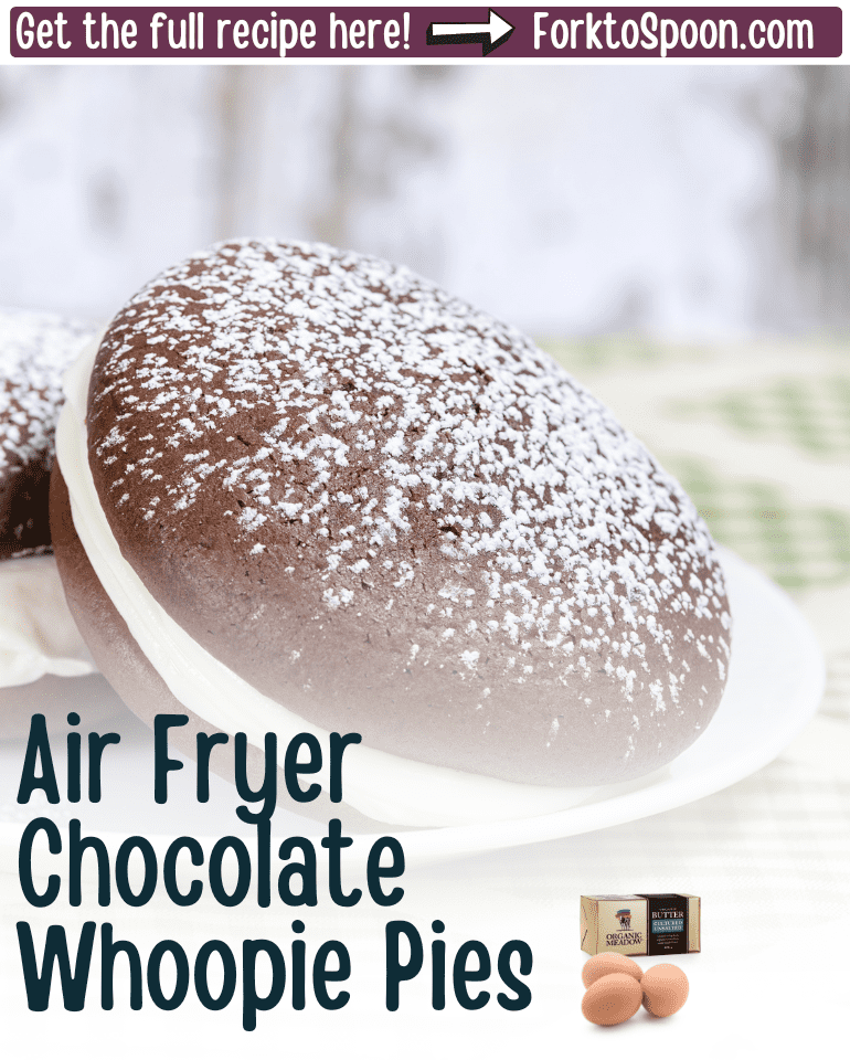 Air Fryer Chocolate Whoopie Pies