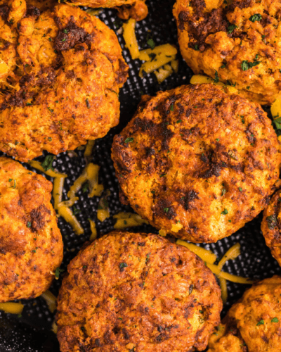 Air Fryer Chorizo and Cheddar Biscuits