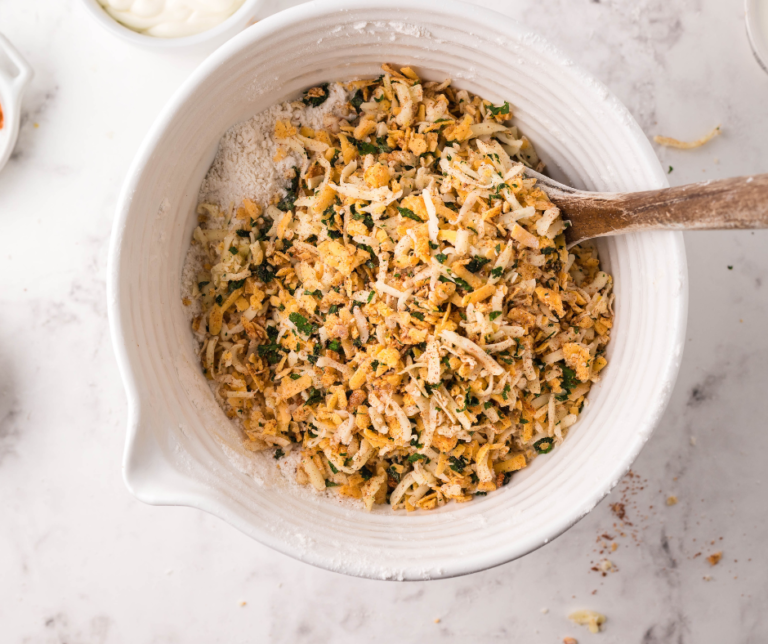 Air Fryer Chorizo and Cheddar Biscuits Fork To Spoon
