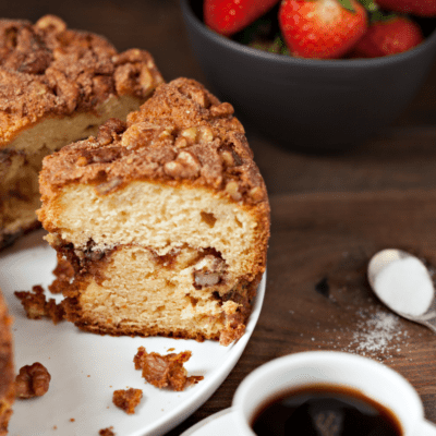 Air Fryer Copycat Panera Cinnamon Crumb Coffee Cake